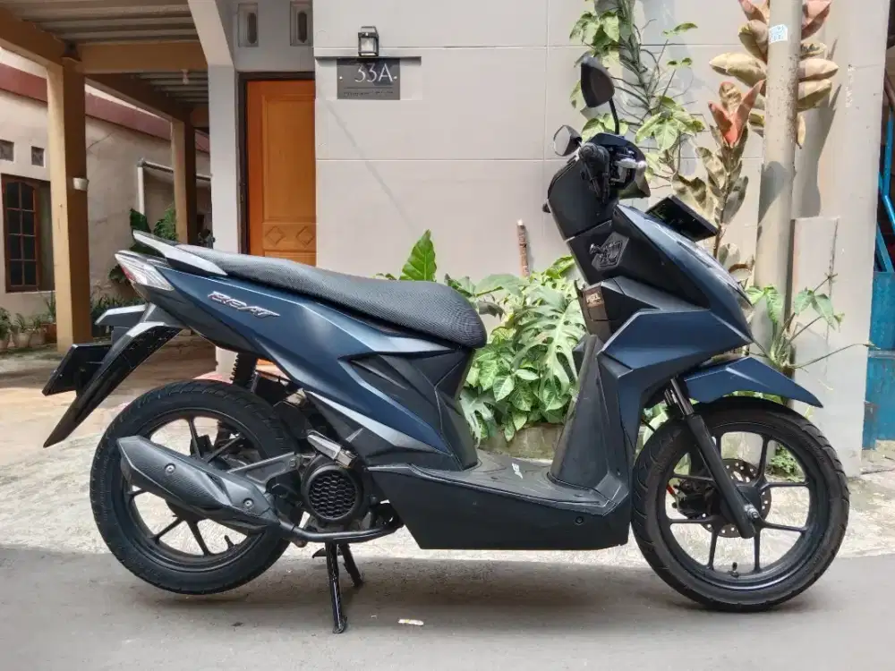 Honda beat deluxe 2022 biru navy