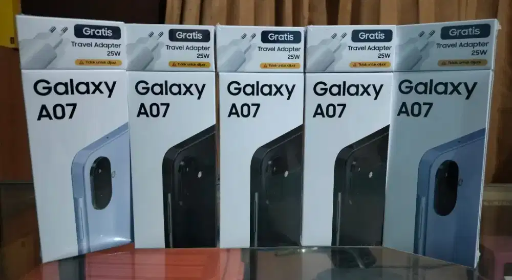 New Samsung Galaxi A07-4/64 garansi resmi 1 tahun