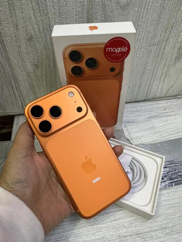 Second IPhone 17Pro 256GB Orange Garansi Resmi ibox Mulusss