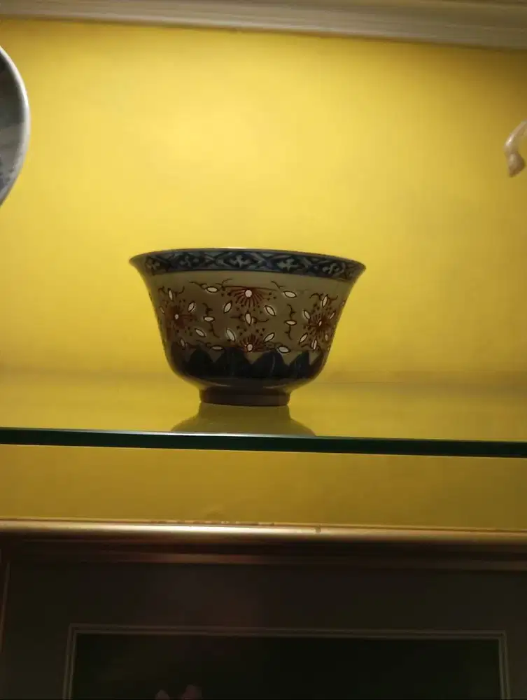 SALE CANGKIR TEH ANTIQUE CHINA ASLI DAUN TRANSPARAN 19th Century