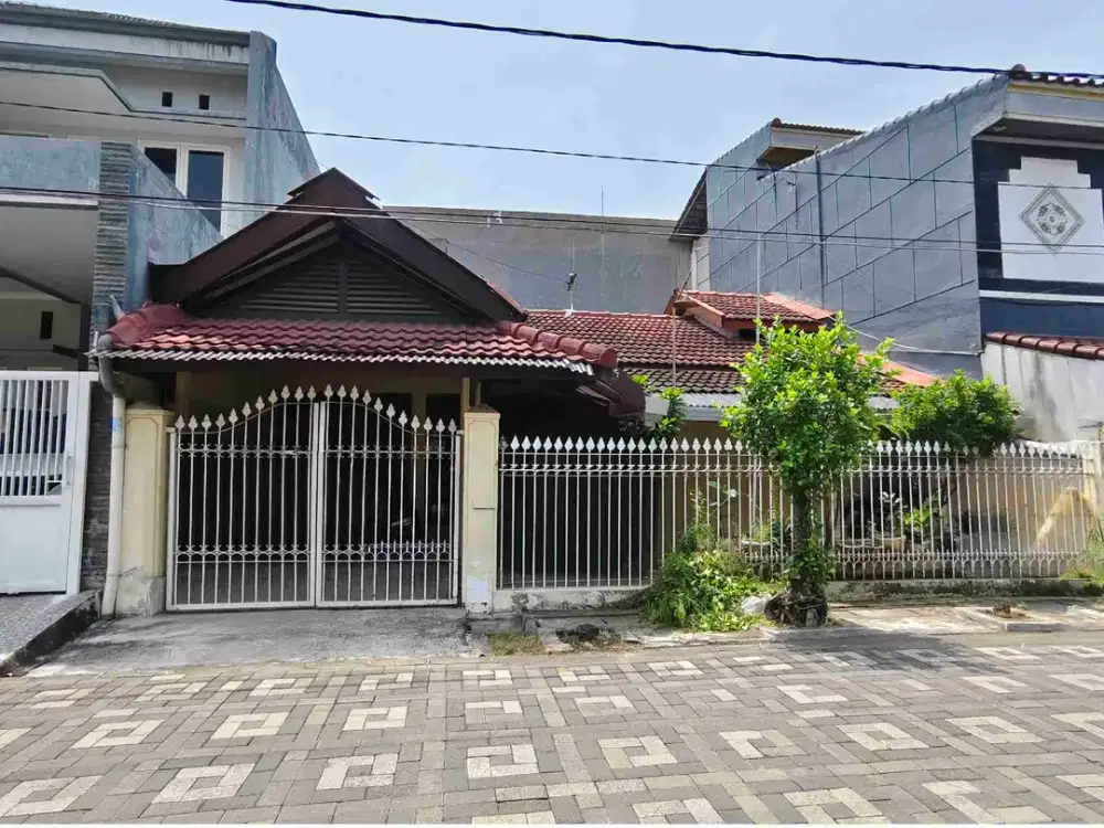 Rumah 2Lt Jln Utama Perum Bendul Merisi Surabaya Cocok Untuk Hunian atau Kantor atau Kosan dekat Icon Mall, Plaza Marina, Royal Plaza & Polda jg Kejaksaan