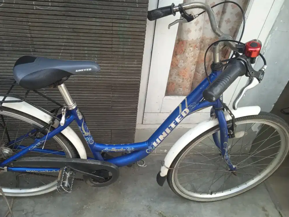 Sepeda mini Aloy UK 24 batangan alumunium merk united siap pakai