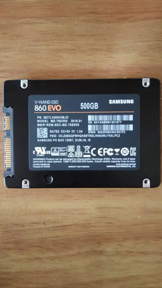 SSD Samsung 860 EVO 500 GB
