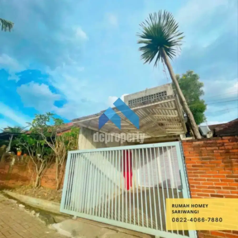 Rumah asri luas karya arsitek di Sariwangi dkt Sarijadi pasteur