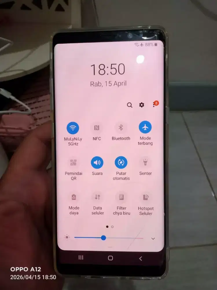 Samsung Note 8 minus bs tt