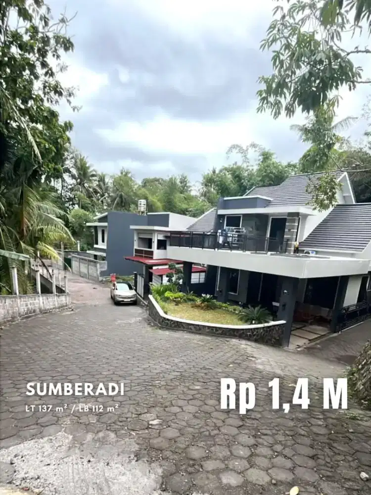 Dijual Rumah Keren di Lingkungan Asri dekat Pasar Cebongan