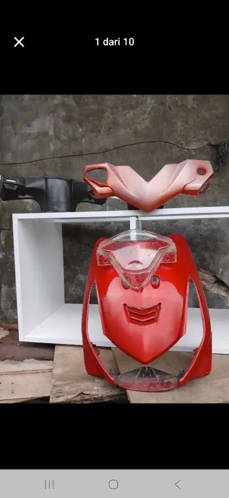 Batok depan dan belakang beat karbu