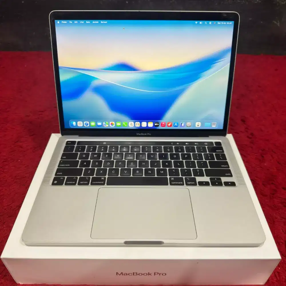 Macbook pro m1 2020 ram 8gb ssd 256gb fullset mulus ex ibox bisa cod