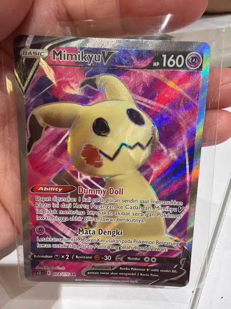 Dijual Kartu Pokemon Mimikyu V SR