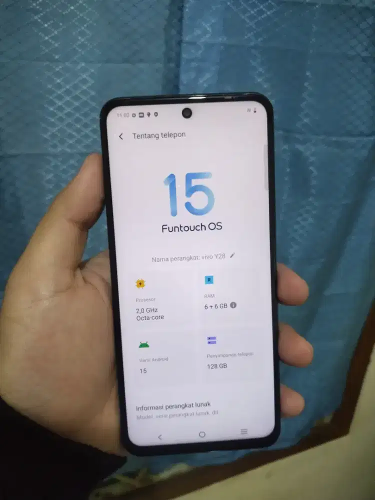 Vivo y28 6/128 siap pakai