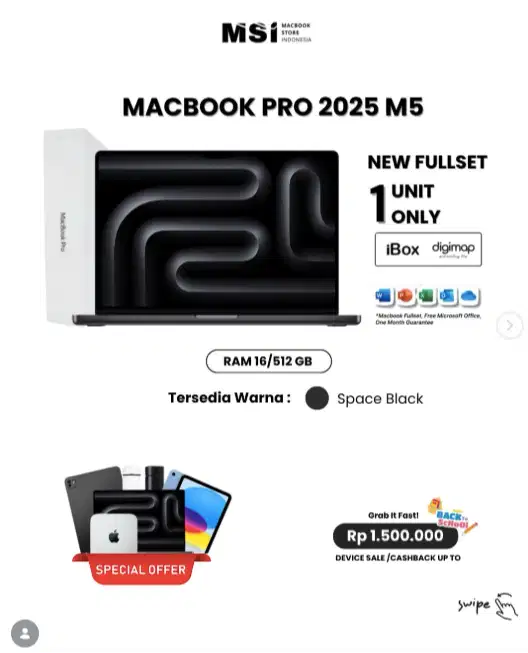 Macbook Pro M5 2026 ram 16/512 gb