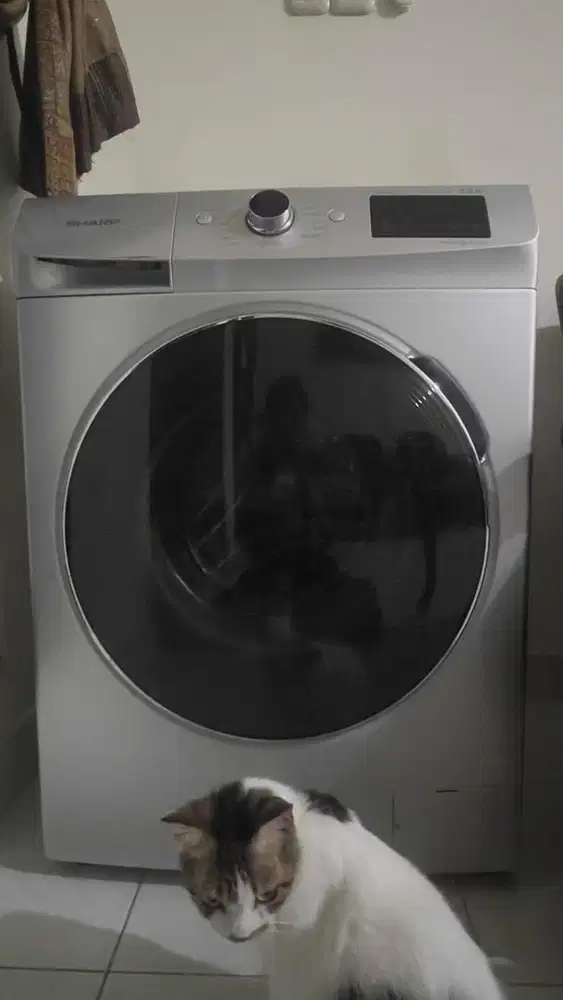 Mesin cuci SHARP Front Loading ES-FL1083W