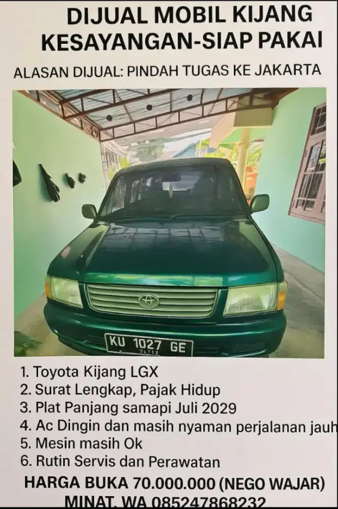 Dijual Kujang LGX Kesayangan siap pakai