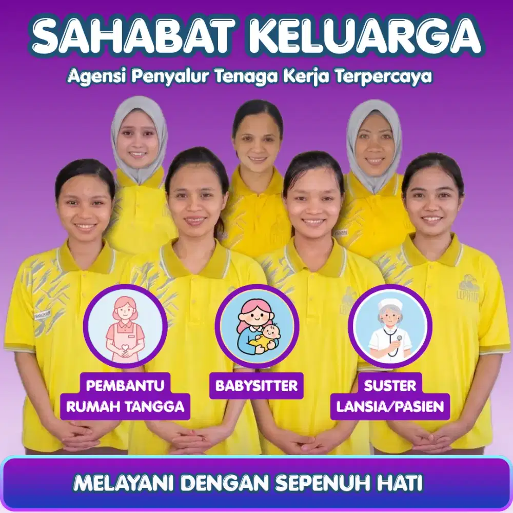 Sedia pembantu, babysitter, suster lansia