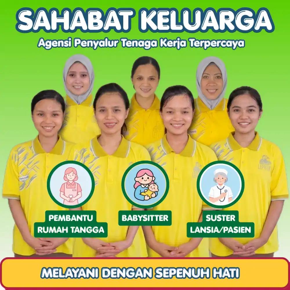 Sedia pembantu, babysitter, suster lansia