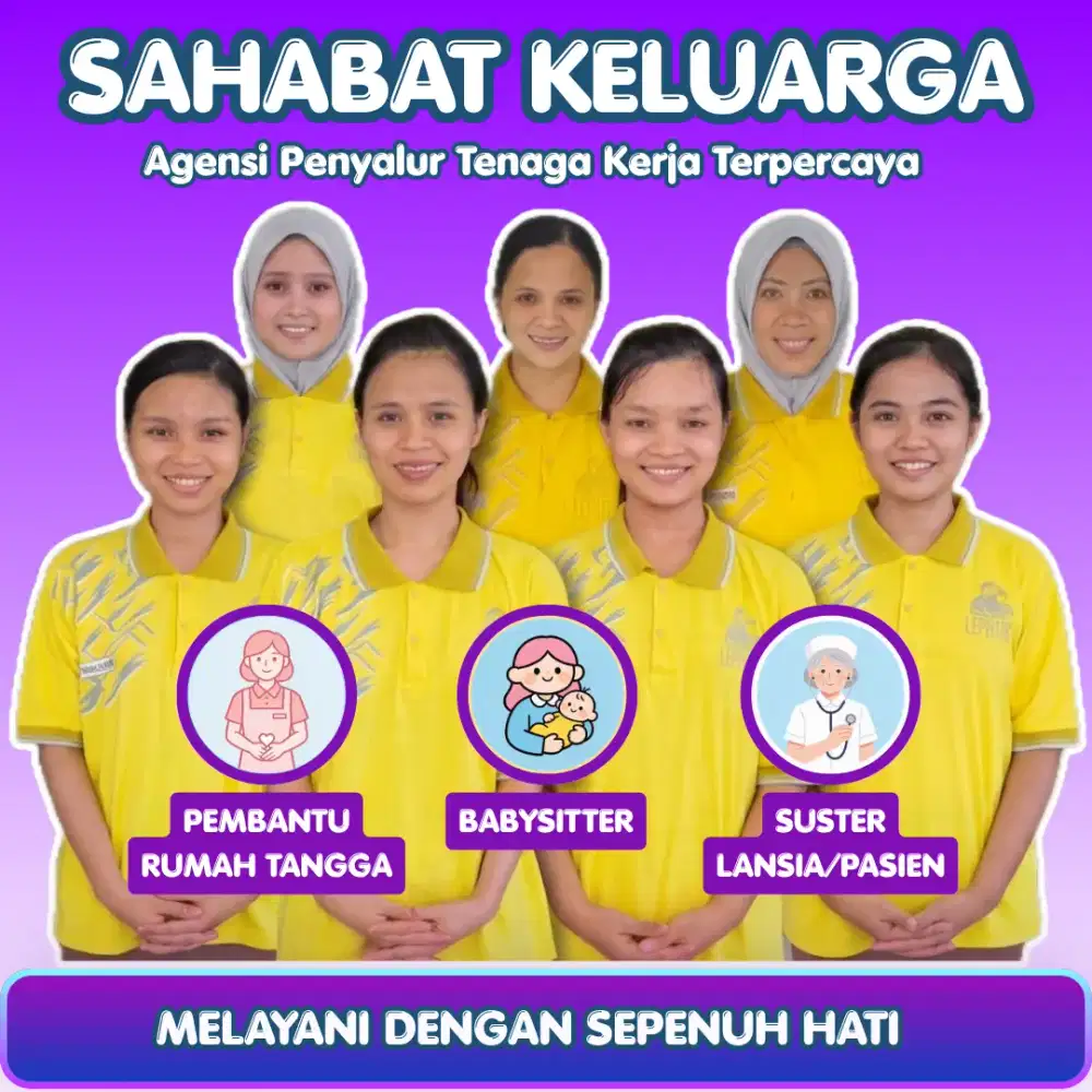 Sedia pembantu, babysitter, suster lansia