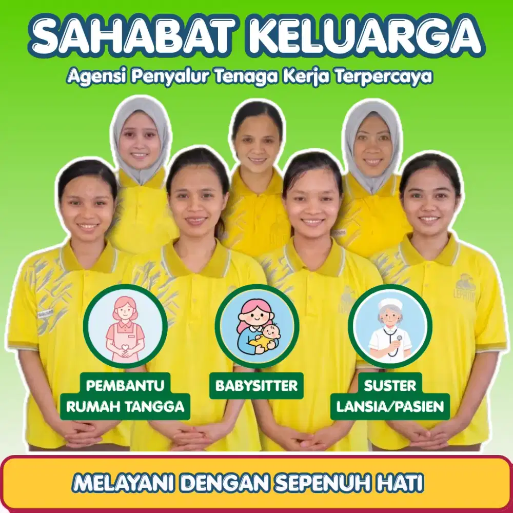 Sedia pembantu, babysitter, suster lansia