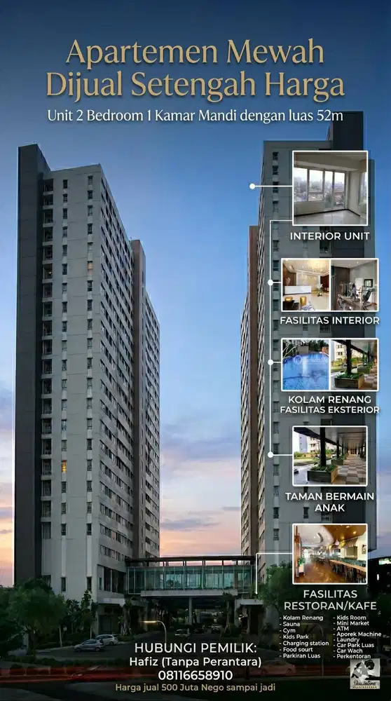 Apartemen Pejaten Dijual Murah Cepat Nifarro Park Pejaten