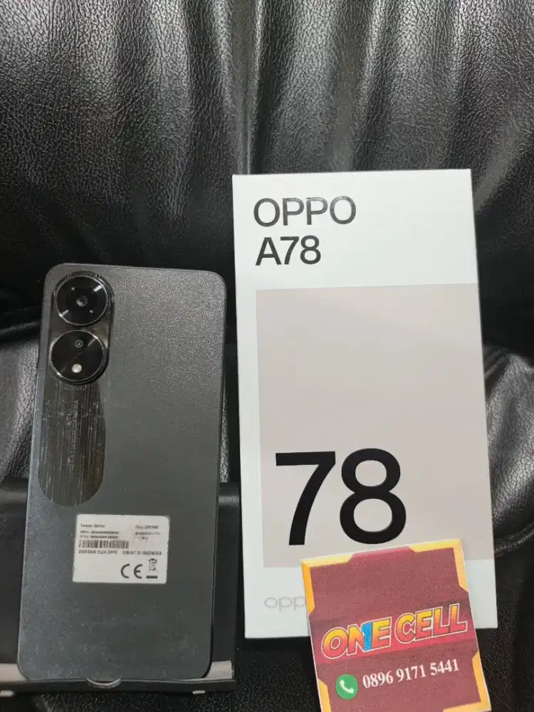 Oppo A78 Ram 8+8/256GB Fullset Ori
