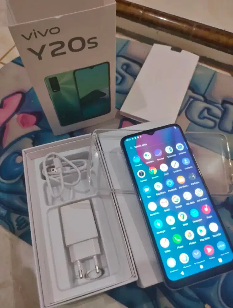 JUAL CEPAT HP MURAH VIVO Y20S 8/256 GB LENGKAP NOMINUS MULUS