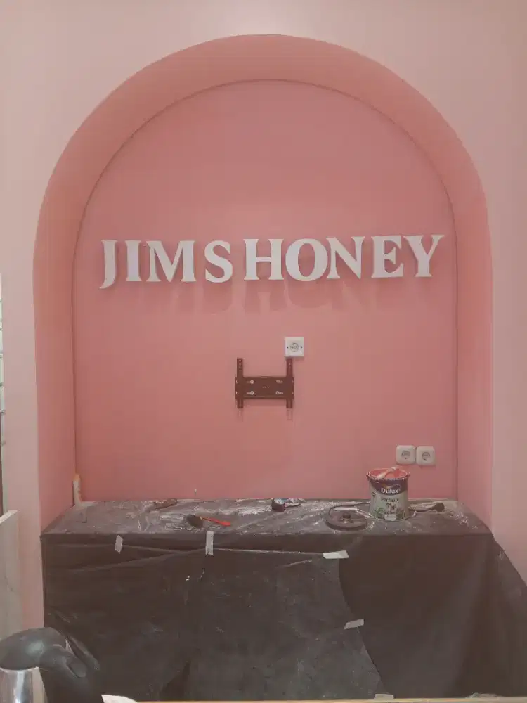 Huruf Timbul Acrylic Stainless Galvanil