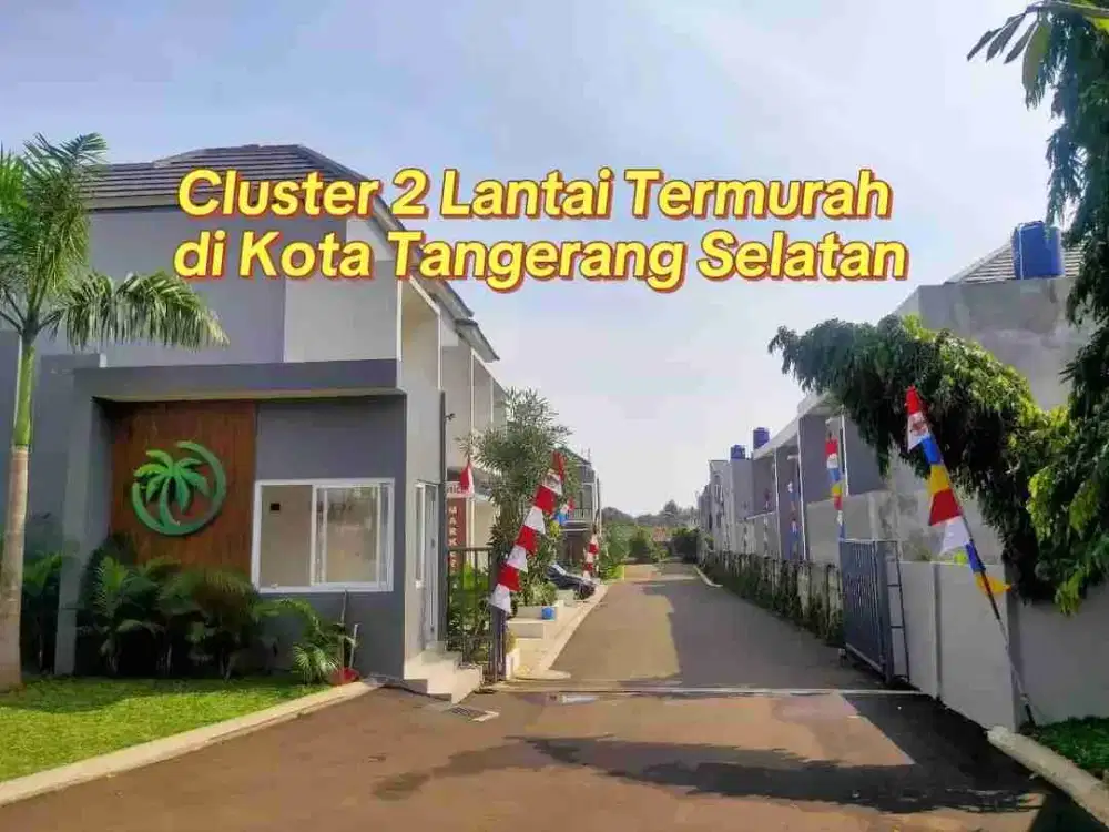 Rumah Ready Siap Huni Dibawah 1 M ada 3 Kamar di Kota Tangsel Free All Biaya