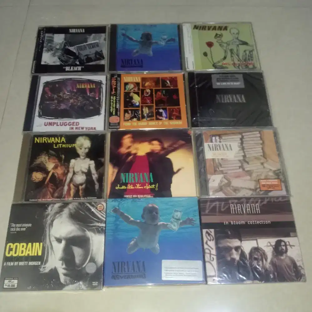 Jual CD,VCD nirvana import original