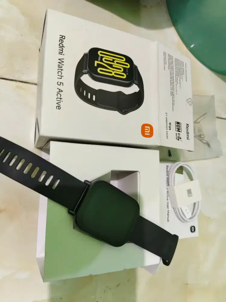 Redmi Watch 5 Active Like New Fullset Mulus Pemakaian 1 Bulan