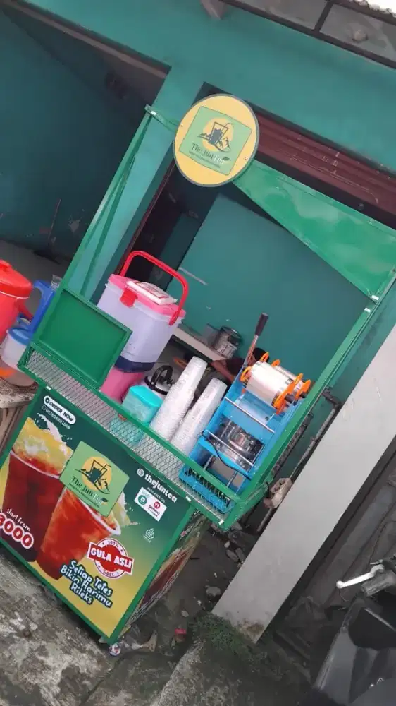 Gerobak es teh murah