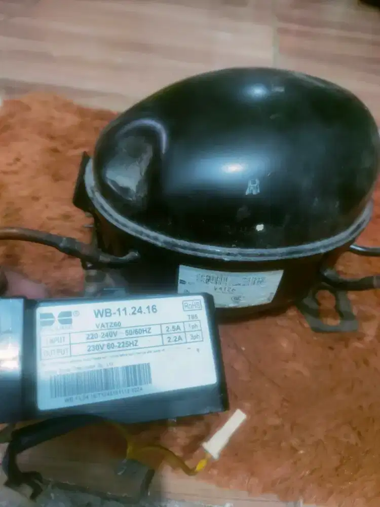 Kompresor kulkas 2 pintu inverter aqua (tidak dengan modulnya yah )