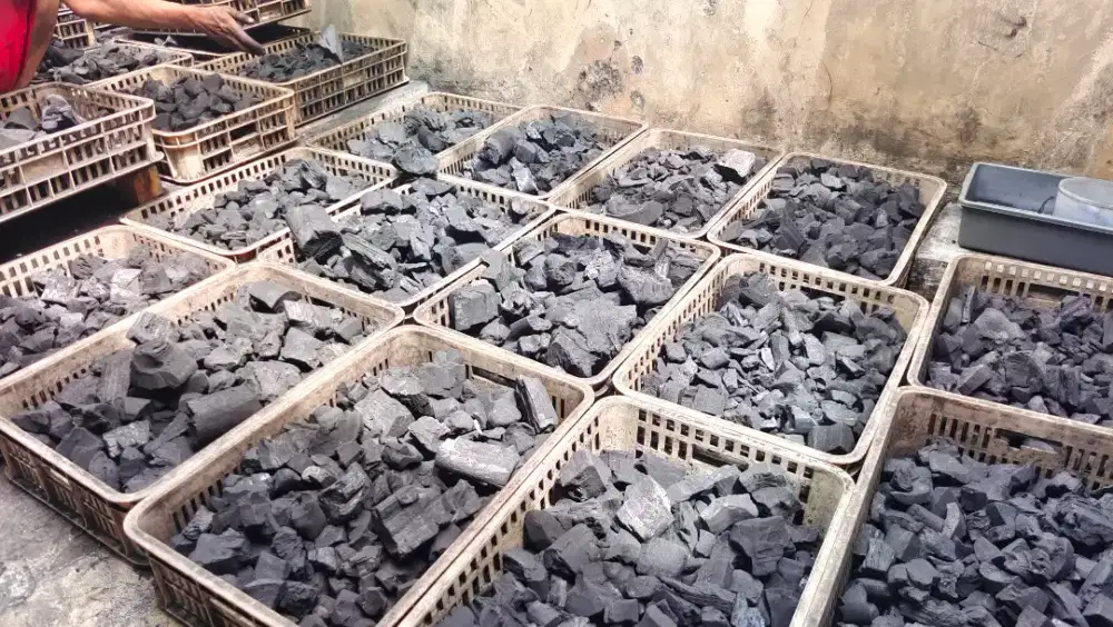 Dijual Arang Kayu Keras Premium BBQ Resto Kafe Grill