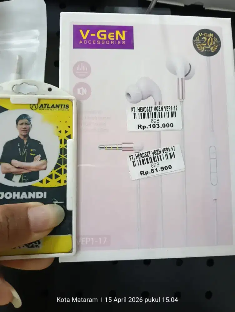 headset vgen vep1-17
