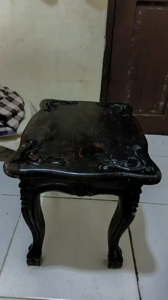 Meja jati antik barang lama uk.60 x 40 x 45