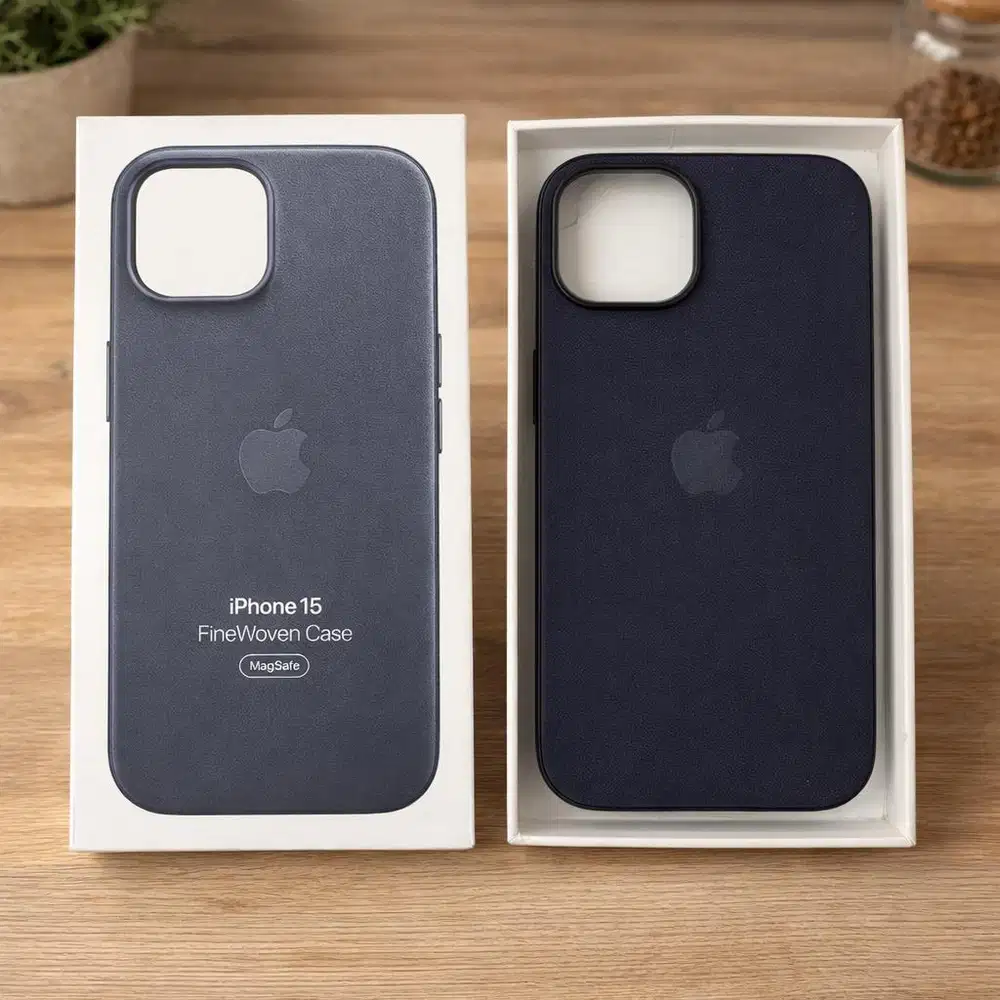 Case iPhone 15 Original Apple FineWoven MagSafe + Bonus Case Vention