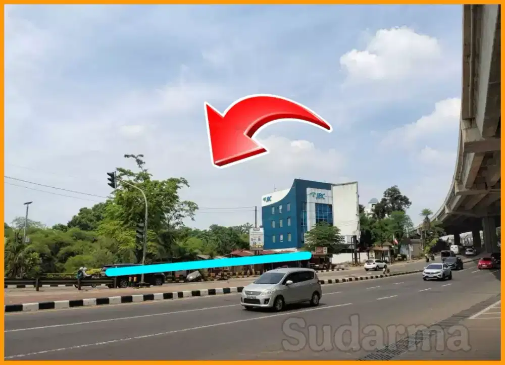 Tanah 1700m² Jln Transyogi Cibubur , Jln Alternatif Cibubur