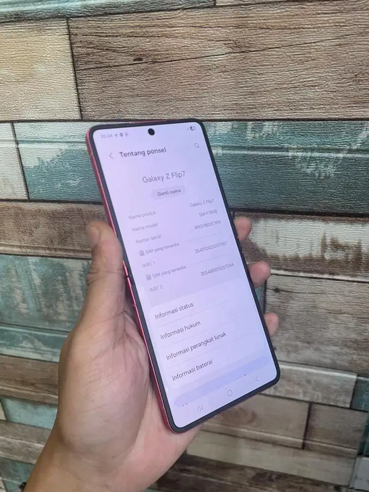 samsung  flip 7 12/256 redorange sein
