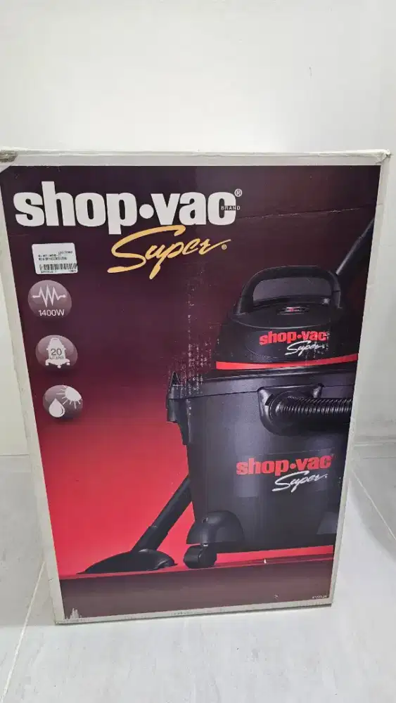Shop-Vac Super tidak jadi di pakai
