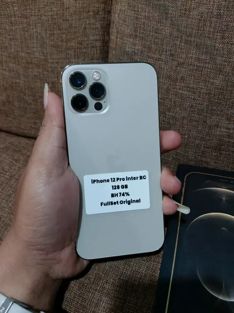 Iphone 12 pro 128gb bea cukai fullset original
