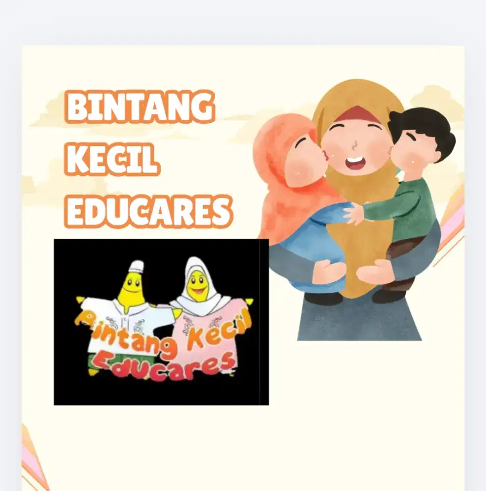 LOWONGAN KERJA
DIBUTUHKAN  SEGERA PENGASUH ANAK
DI DAYCARE.JAKPUS
