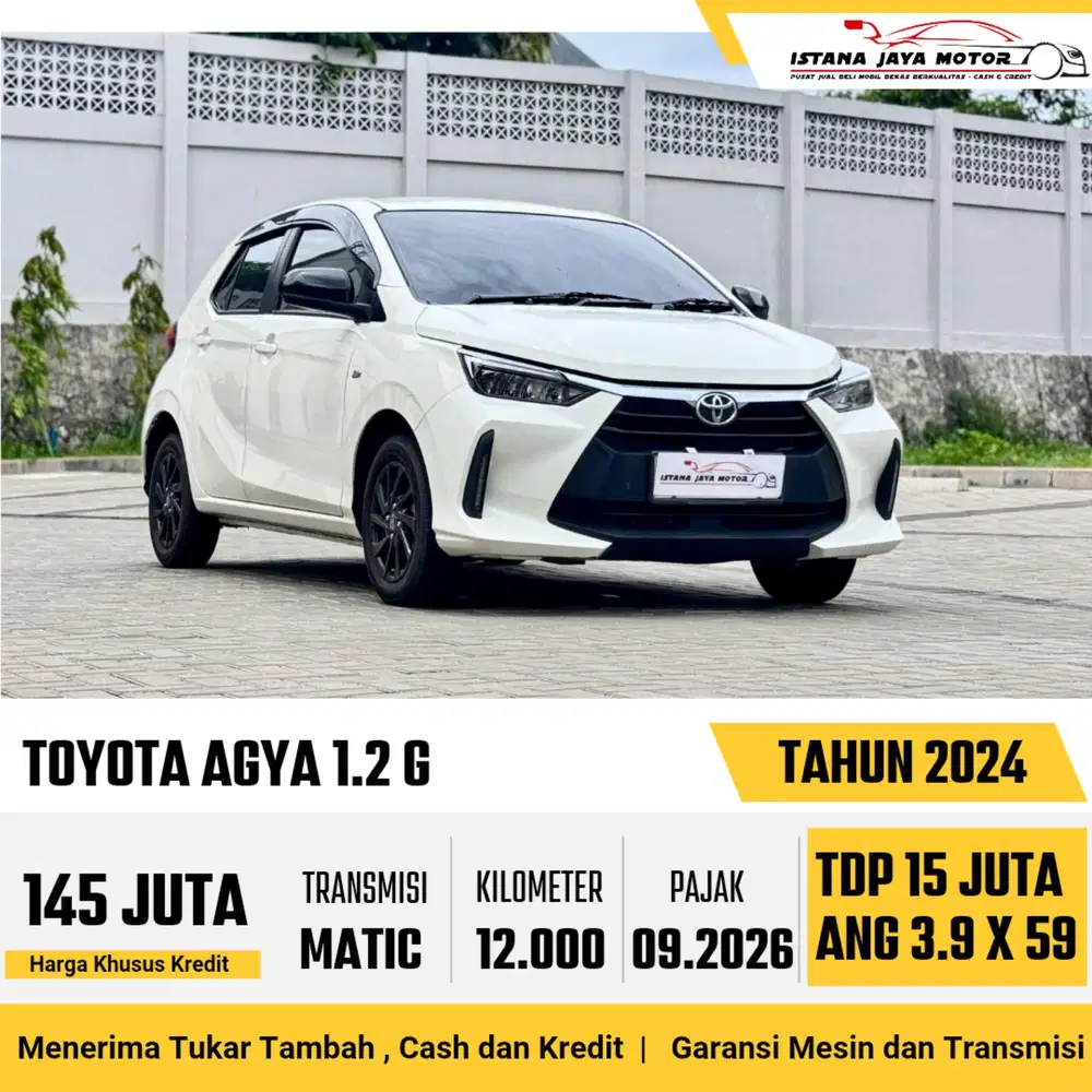 TOYOTA AGYA 1.2 G 2024