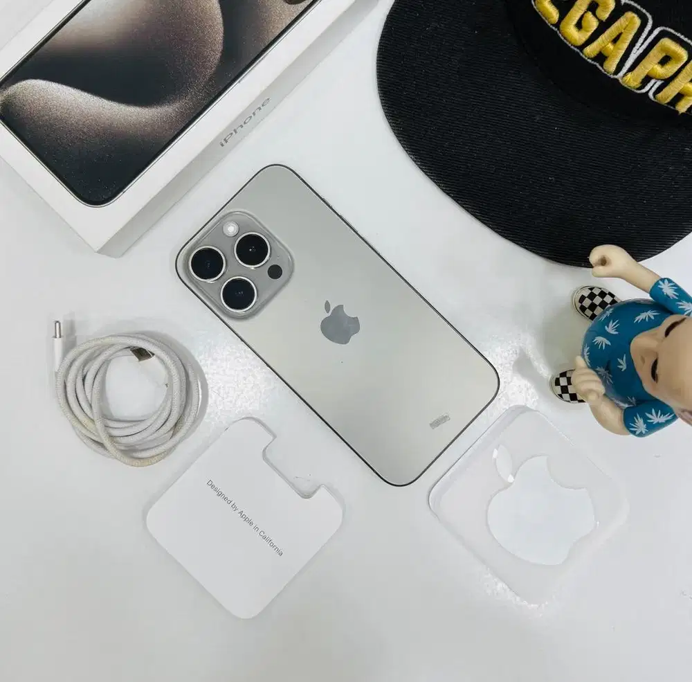 Second iphone 15 promax 256 gb space natural titanium ex ibox