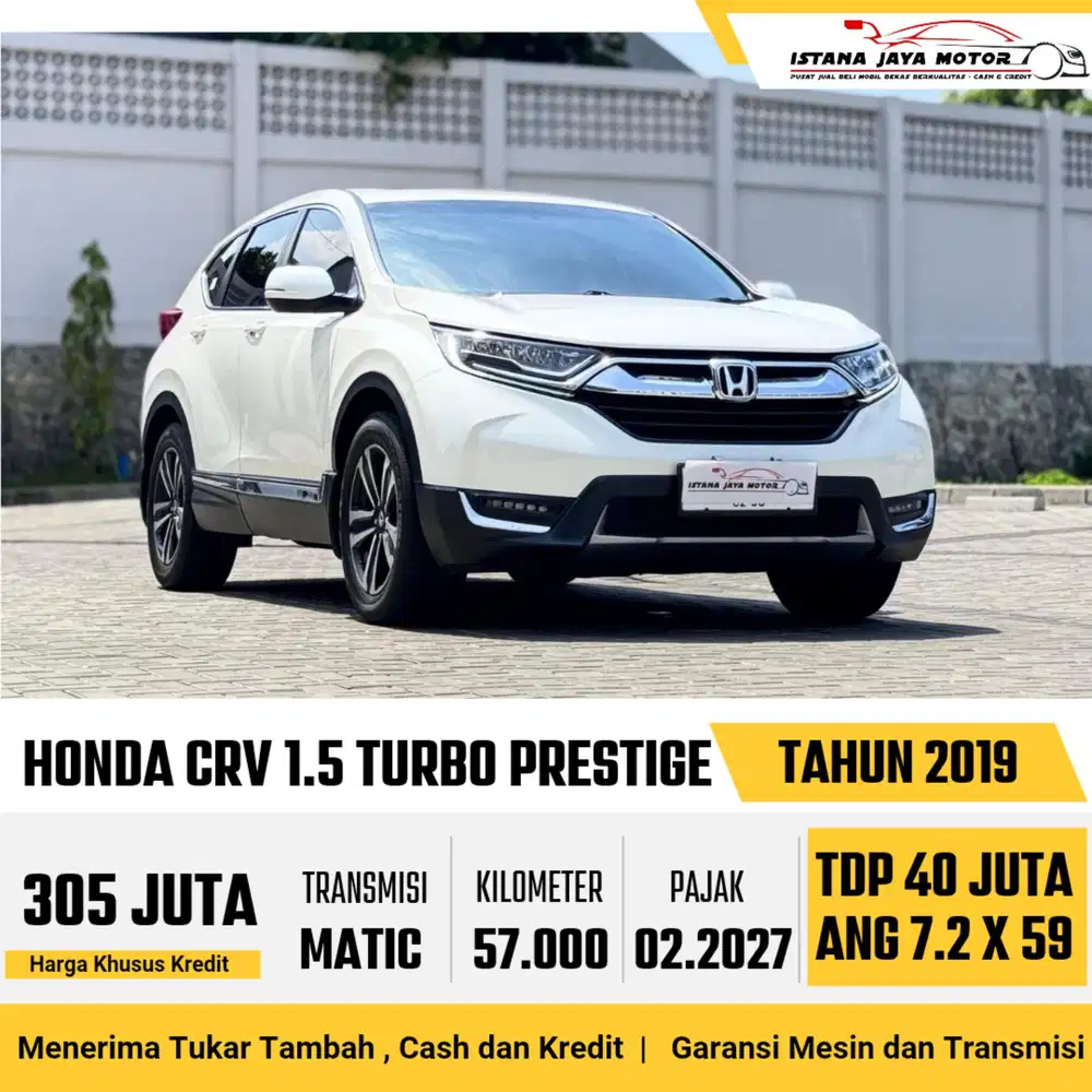 HONDA CRV 1.5 TURBO PRESTIGE 2019