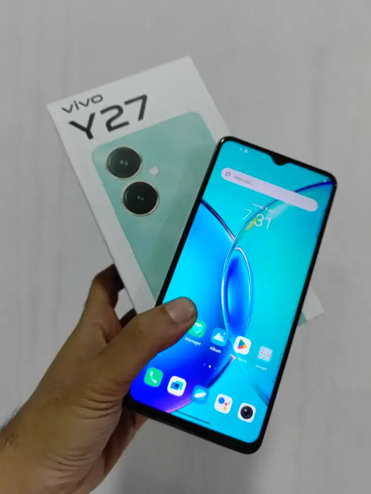 Vivo y27 6/128 lengkap mulus