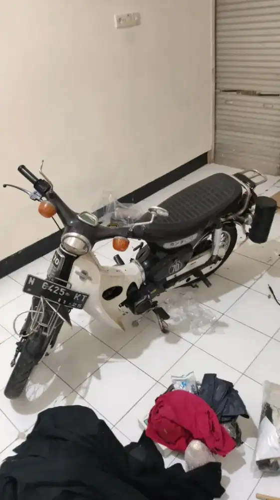 Motor jadul. Kondisi normal