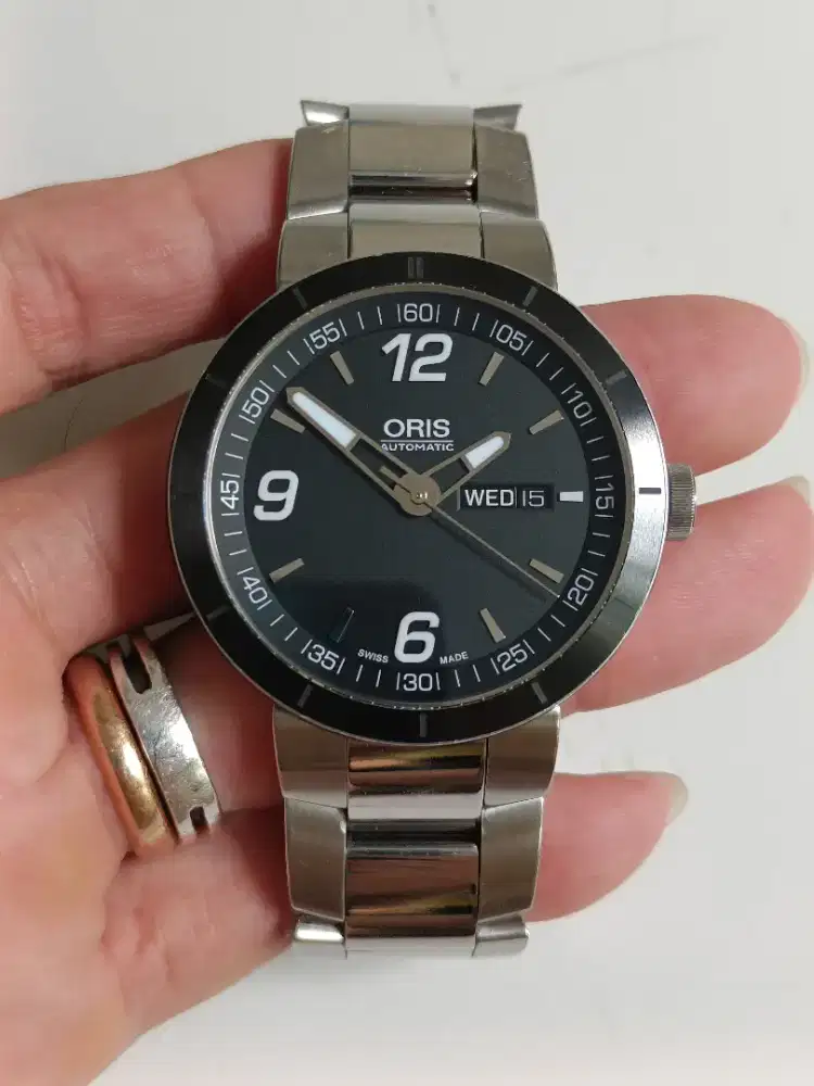 Oris TT1 Day date original bekas bagus normal semua siap pakai mewah
