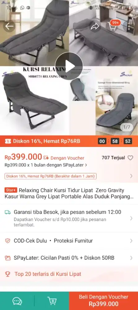 Kasur lipat portable outdoor kasur lipat abu