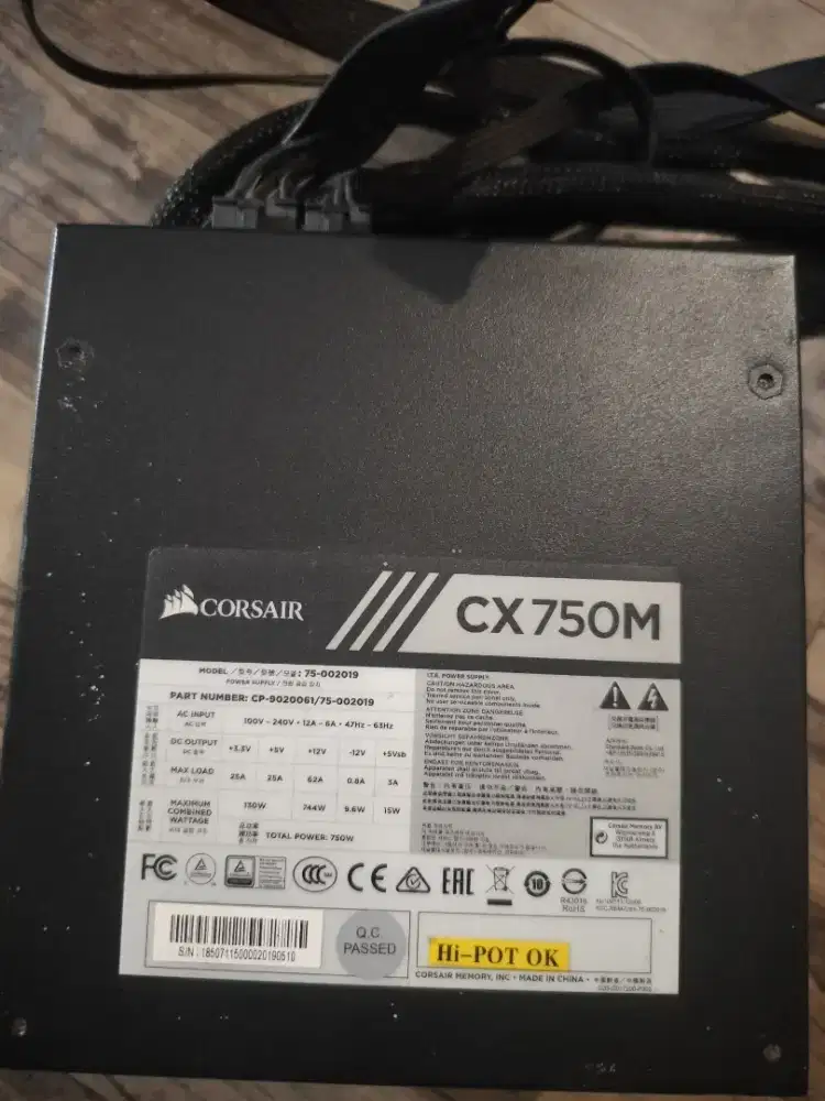 Psu Corsair cx750m