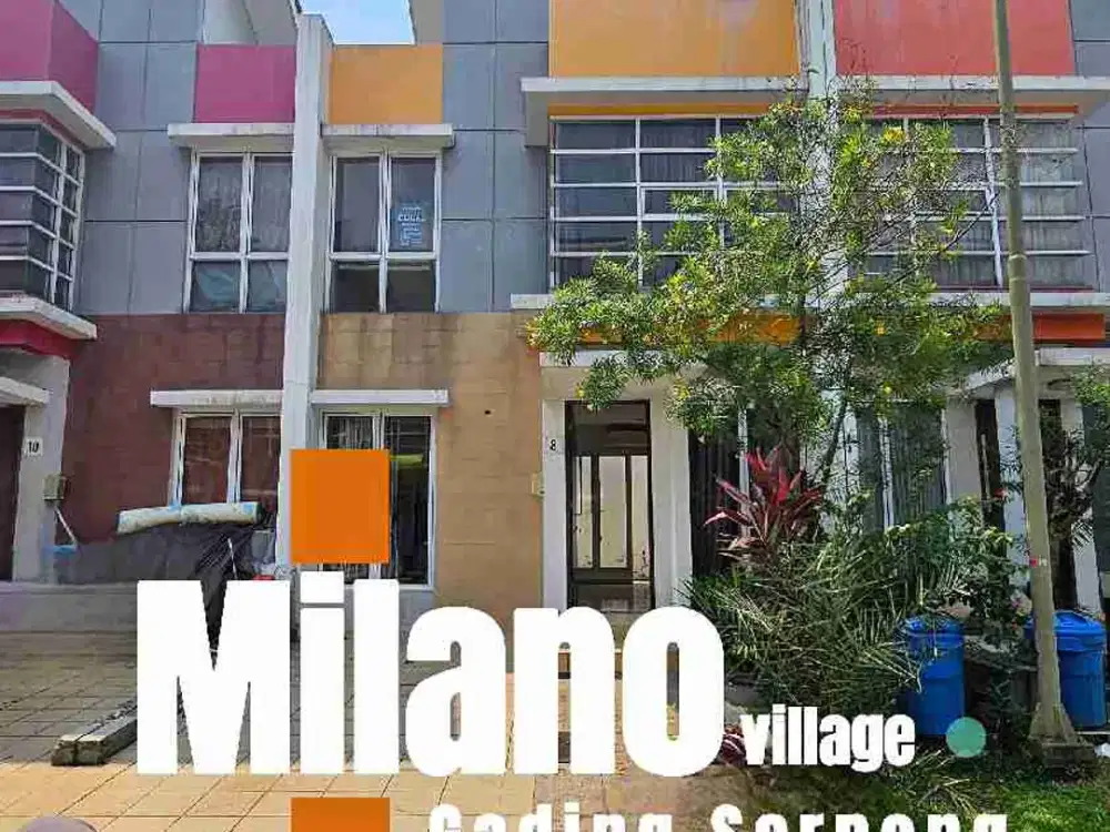 dijual murah rumah di Milano village gading serpong