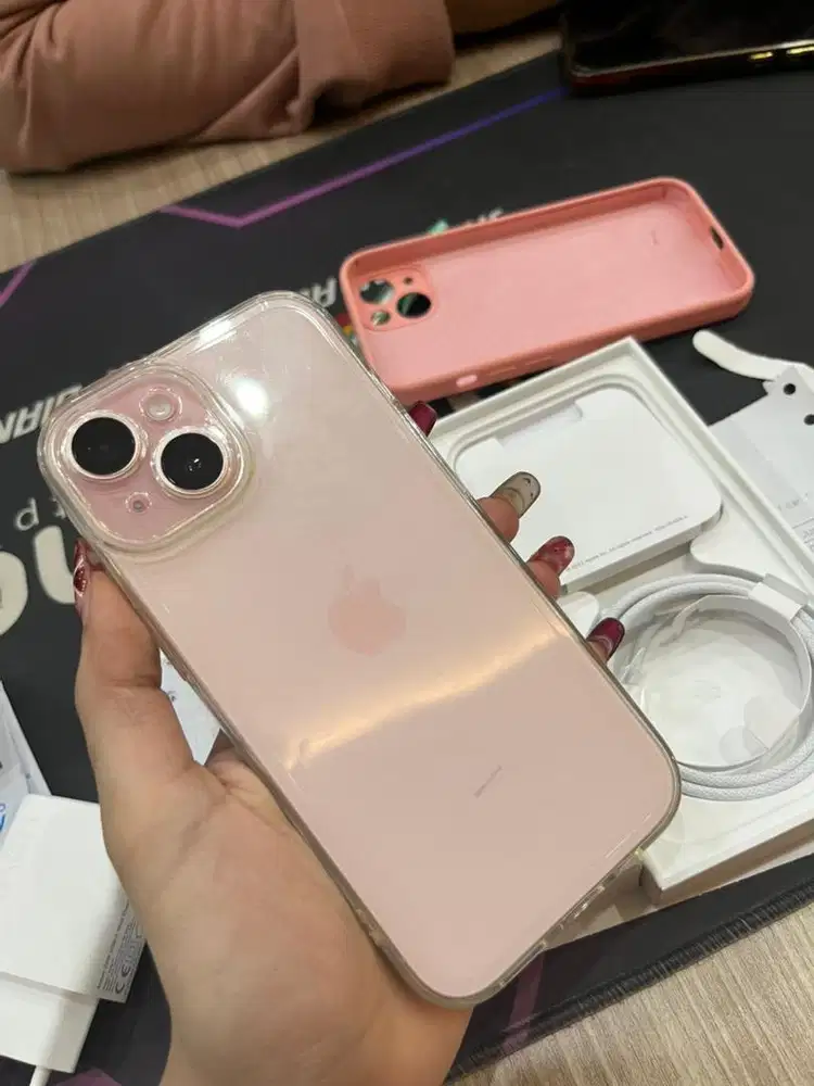 iphone 15 pink 128 new garansi resmi