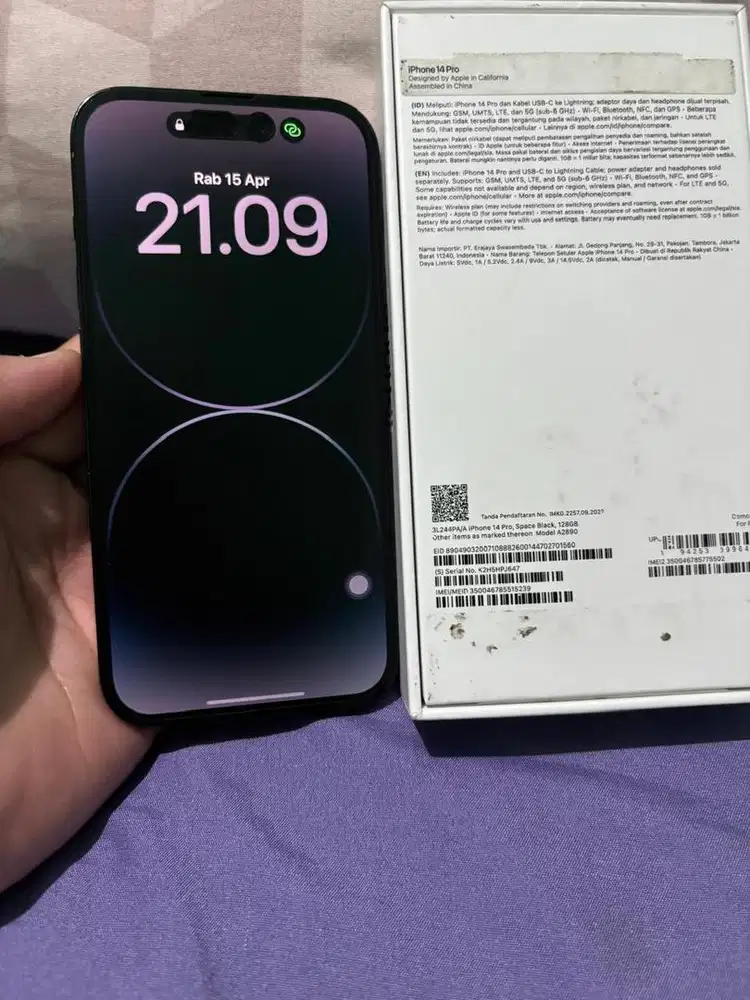 Dijual iPhone 14 Pro iBox Original Semua